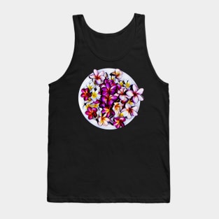 Frangipani blooms in a bowl Tank Top